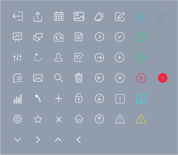 TART iconography set